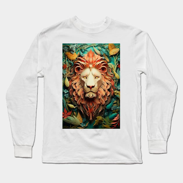 lion 2 Long Sleeve T-Shirt by alvalferca